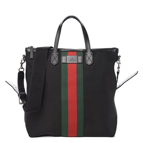 gucci techno canvas|Gucci canvas tote bag vintage.